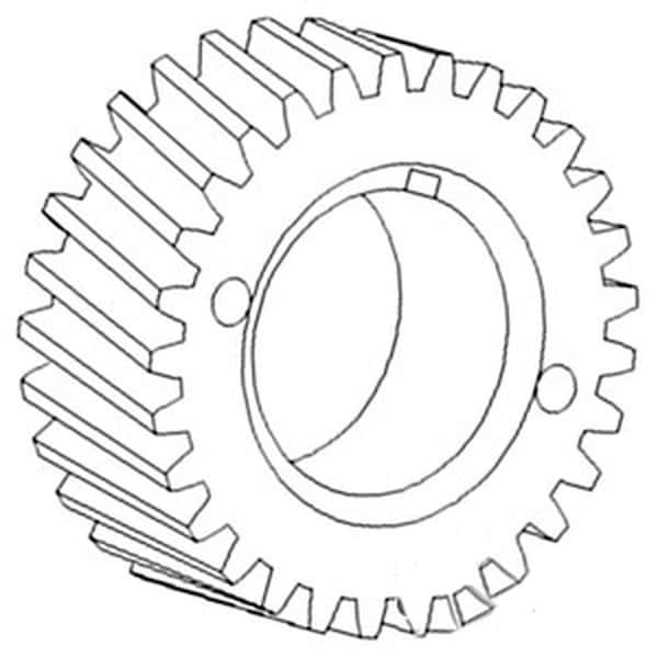 Aftermarket New Crankshaft Gear Fits Case-IH Tractor Models 2806 2856 1026 + 326705R1 - main